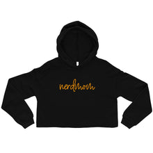 nerdmom crop hoodie